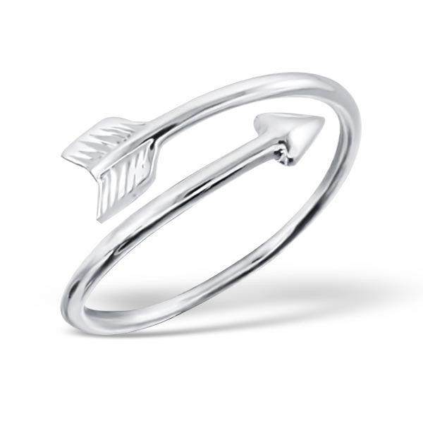 Silver Arrow Wrap Ring