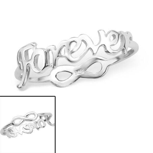 Forever / Infinity Symbol Reversible Ring
