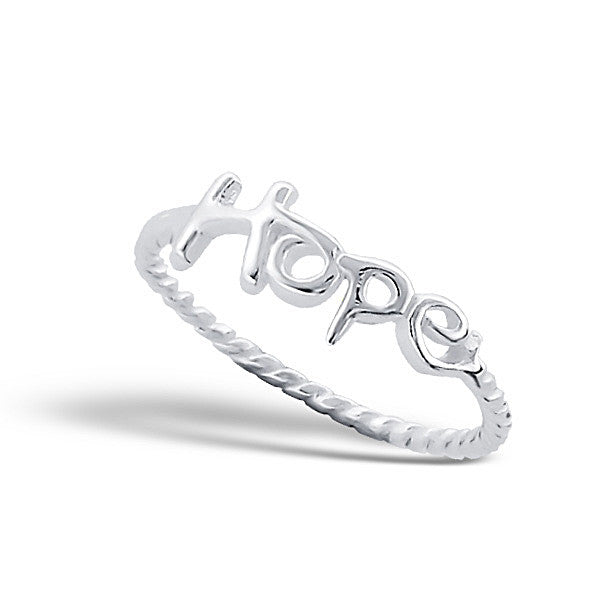 Silver Hope Ring