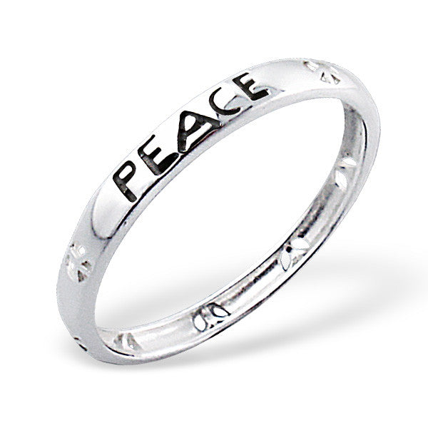 Silver Peace Ring