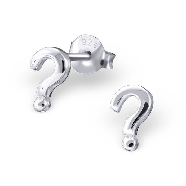 Tiny Question Mark Studs
